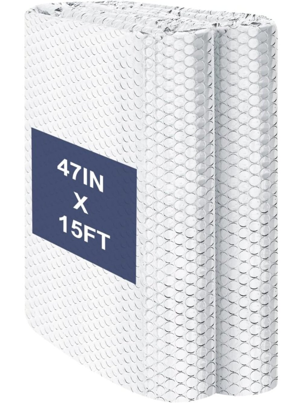 Double Reflective Bubble Foil Insulation - 47in x 15ft for Windows, Garage, RV